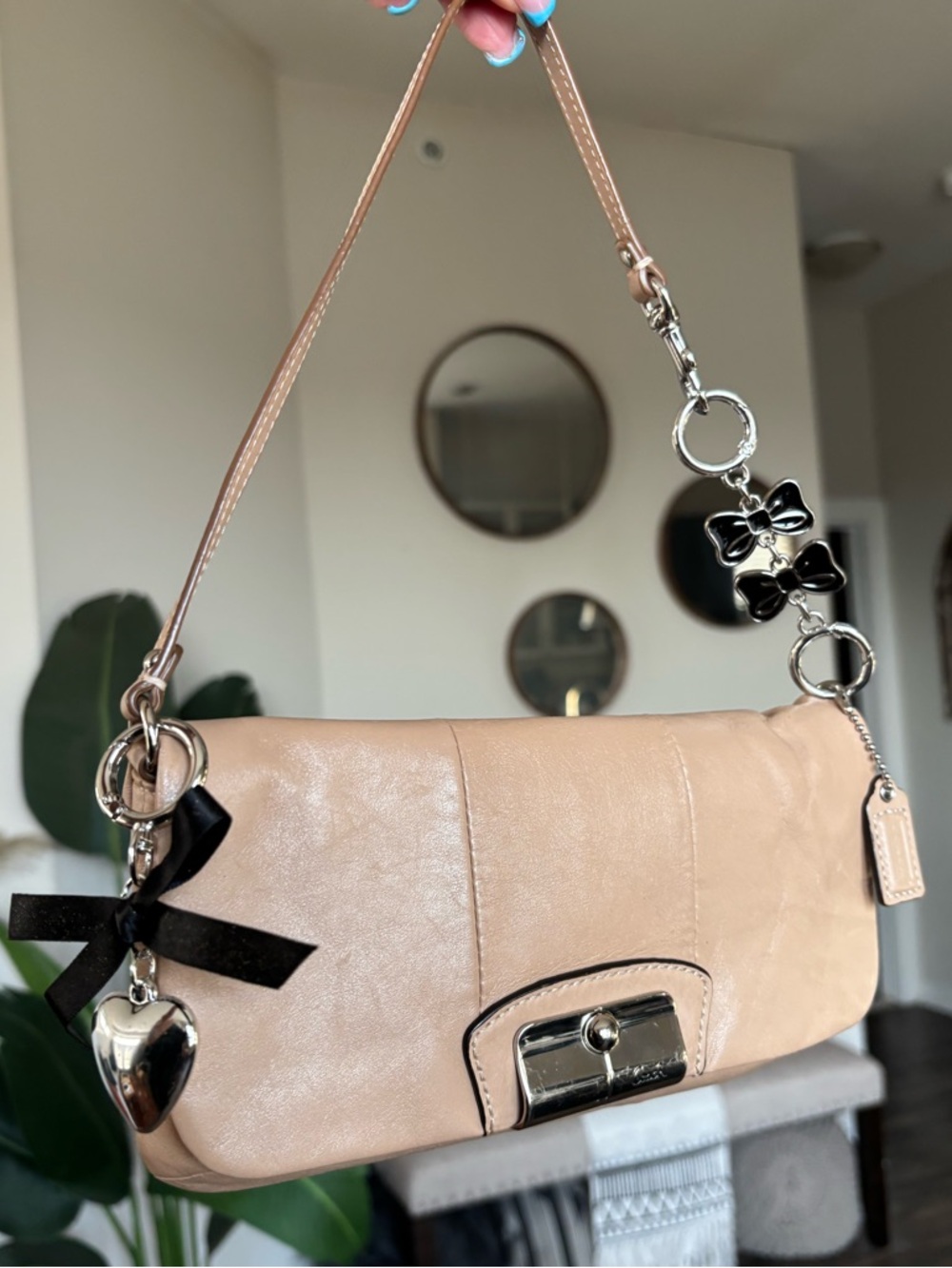 👝🖤Y2K COACH Kristin Large Wristlet Mini Bag🖤